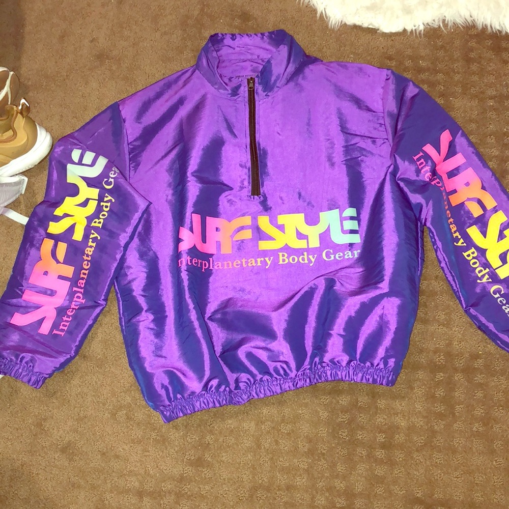 Colorful windbreaker